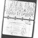 Ben Pon’s original sketch of a VW-based cargo van